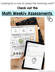 Math Morning Work 3rd Grade Bundle | Printable | Google Slides and Forms