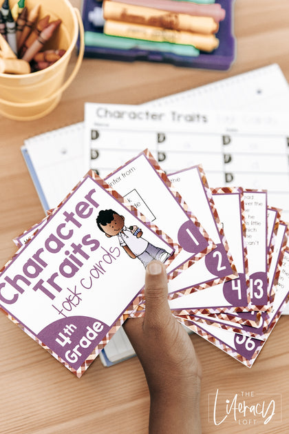 Character Traits Task Cards 4th Grade | Distance Learning | Google Sli ...