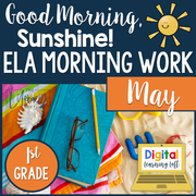 ELA Morning Work 1st Grade (May) | Distance Learning | Google Slides