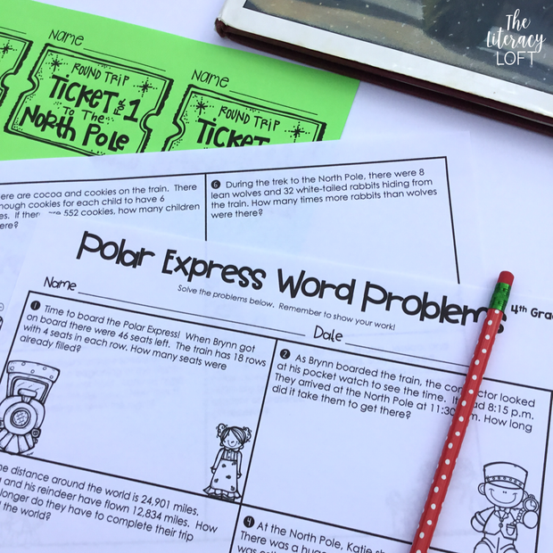 The Polar Express Math, Science, and Reading Activity Bundle