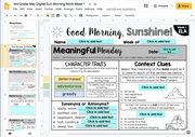 ELA Morning Work 3rd Grade {May} | Distance Learning | Google Slides