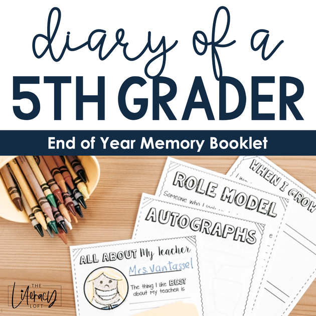 End of Year Memory Book - Digital and Printable - Not So Wimpy Teacher