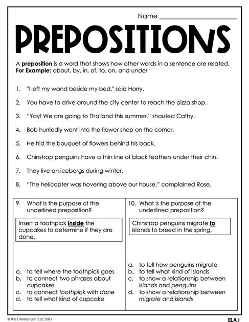February No Prep Packet 5th Grade – The Literacy Loft