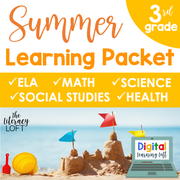 Summer Learning Packet (3rd Grade) Google Slides + Print