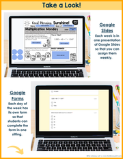 ELA + Math Morning Work 3rd Grade {The Bundle} | Google Slides + Forms