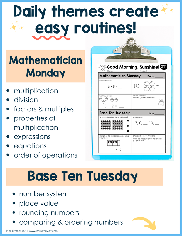 Math Morning Work 1st Grade {September} | Distance Learning | Google Apps