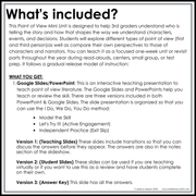 3rd Grade Point of View Worksheets Reading Comprehension Passages Fun Mini Unit