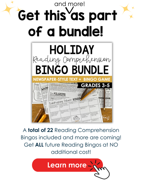 2024 Presidential Election Reading Comprehension Bingo 3rd 4th 5th Grade Passages Questions Graphic Organizers Writing Prompts