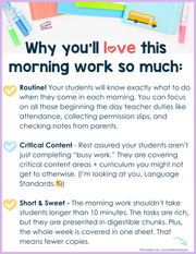 5th Grade ELA Morning Work and Weekly Assessments Bundle