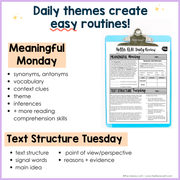 9th-10th Grade ELA Daily Review & Assessment Reading Comprehension Bundle High School