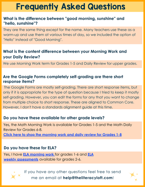 ELA + Math Morning Work 1st Grade {The Bundle} | Distance Learning | Google Slides