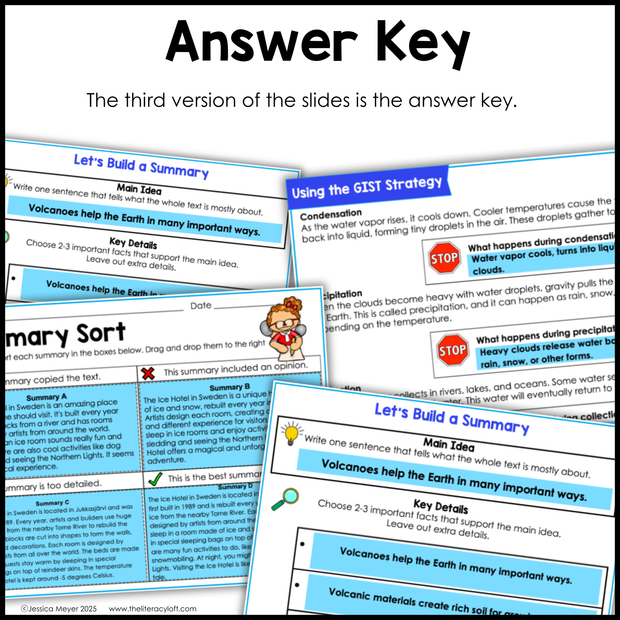 4th 5th Grade Summarizing Nonfiction Text Reading Comprehension Passages Unit