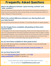 ELA + Math Morning Work 4th Grade {The Bundle} Google Slides + Forms