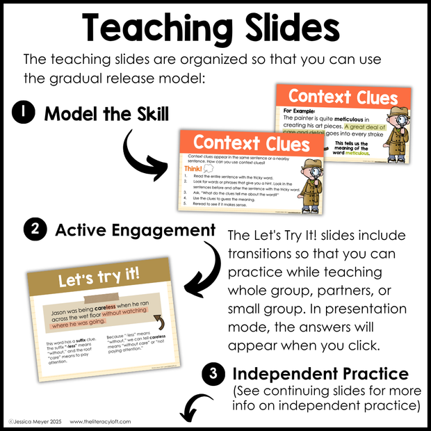 4th 5th Grade Context Clues Reading Comprehension Unit Vocabulary Worksheets Graphic Organizers Posters