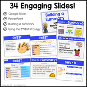 3rd Grade Summarizing Nonfiction Text Fun Reading Comprehension Passages Unit