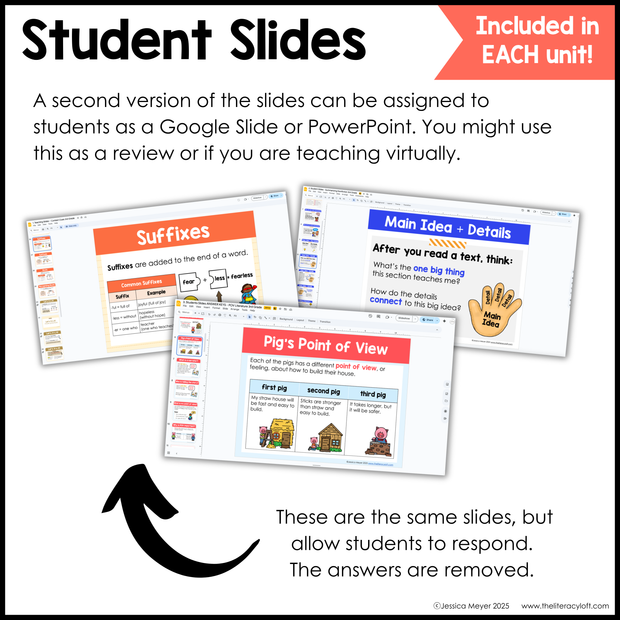 3rd Grade Reading Comprehension Mini Unit Bundle Worksheets Activities Exit Tickets Posters