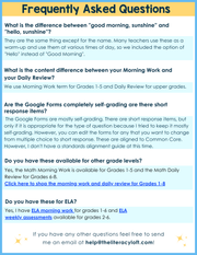 Math Daily Review 6th Grade {September} | Distance Learning | Google Apps