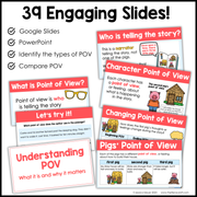 3rd Grade Point of View Worksheets Reading Comprehension Passages Fun Mini Unit