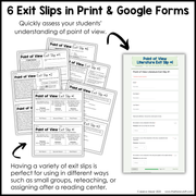 3rd Grade Point of View Worksheets Reading Comprehension Passages Fun Mini Unit