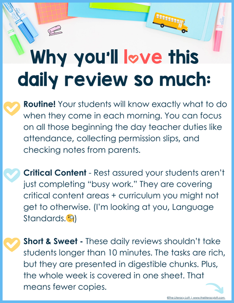 Math Daily Review 6th Grade {September} | Distance Learning | Google Apps