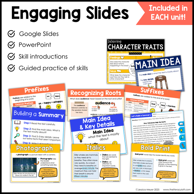 Reading Mini Unit Bundle 4th and 5th Grade