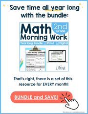 Math Morning Work 2nd Grade {September} | Distance Learning | Google Apps