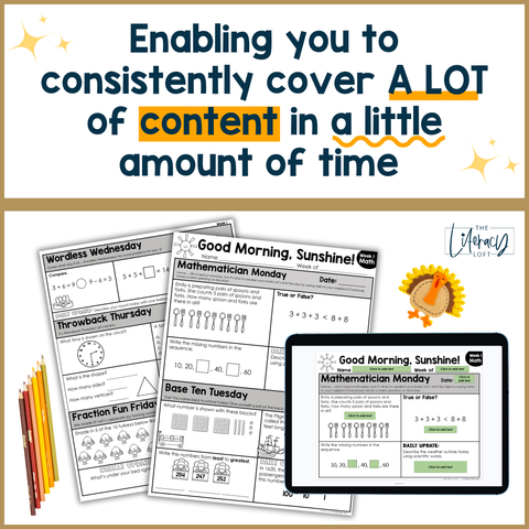 Math Morning Work 2nd Grade {November} | Distance Learning | Google Apps