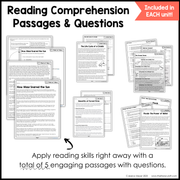 Reading Mini Unit Bundle 4th and 5th Grade