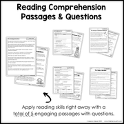 3rd Grade Context Clues Reading Comprehension Unit Vocabulary Worksheets Graphic Organizers Posters