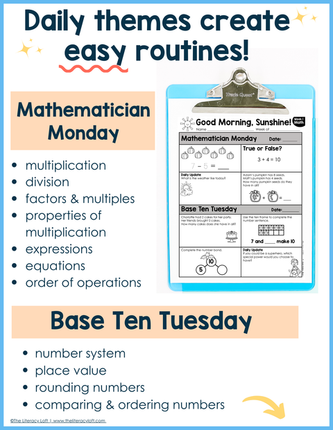 Math Morning Work 1st Grade {October} | Distance Learning | Google Apps