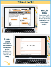 Math Morning Work 4th Grade {October} | Distance Learning | Google Apps