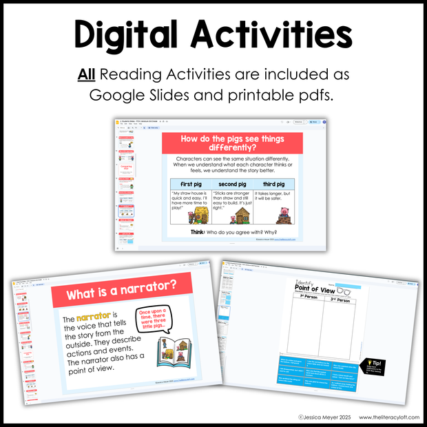 3rd Grade Point of View Worksheets Reading Comprehension Passages Fun Mini Unit