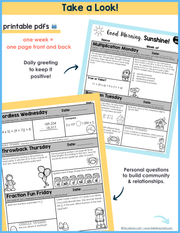 Math Morning Work 5th Grade {October} | Distance Learning | Google Apps