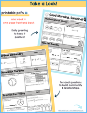 Math Morning Work 2nd Grade {October} | Distance Learning | Google Apps