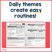 ELA Daily Review 8th Grade {December} I Distance Learning I Google Slides and Forms