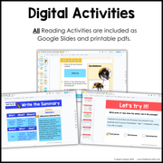 3rd Grade Reading Comprehension Mini Unit Bundle Worksheets Activities Exit Tickets Posters