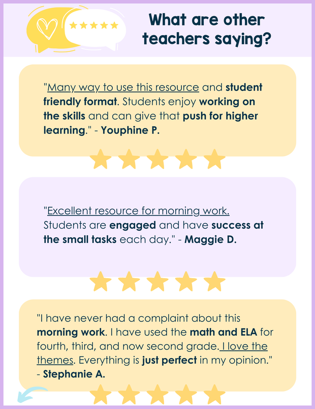 ELA Morning Work 2nd Grade {October} | Distance Learning | Google Slides