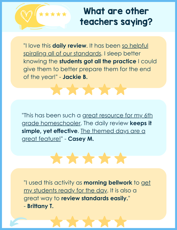 Math Daily Review 6th Grade {October} | Distance Learning | Google Apps