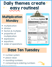 Math Morning Work 5th Grade {November} | Distance Learning | Google Apps