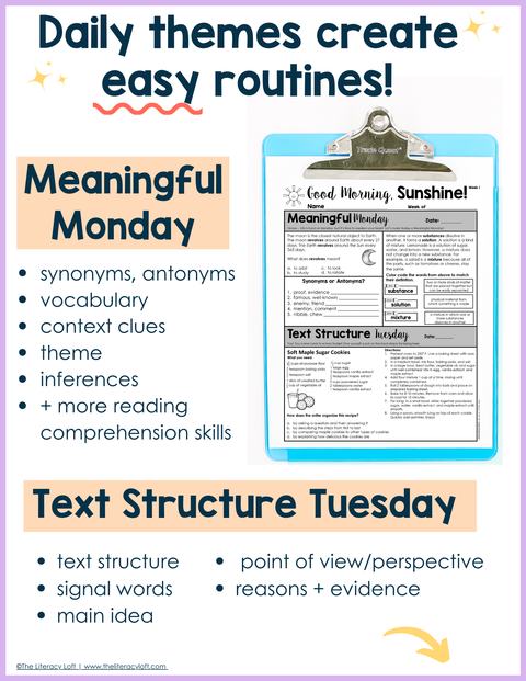 ELA Morning Work 3rd Grade {October} | Distance Learning | Google Slides