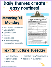 ELA Morning Work 3rd Grade {March} | Distance Learning | Google Slides