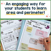 Area and Perimeter Measurements Practice Math Review Project 3rd 4th 5th Grade