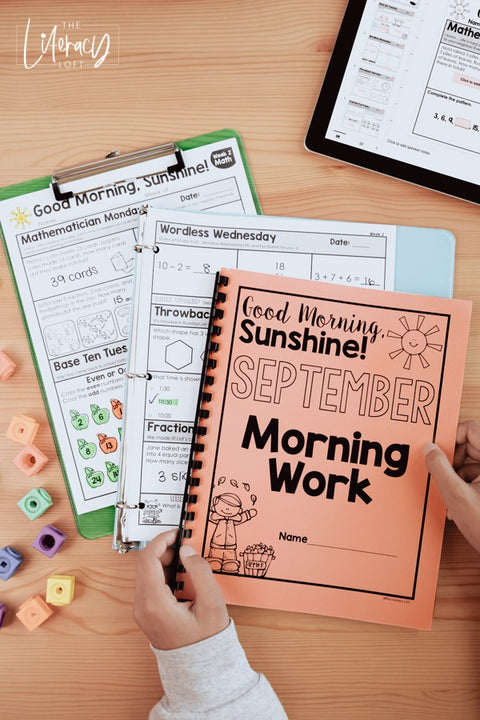 ELA + Math Morning Work Grades 1-3 Bundle