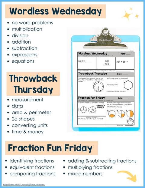 Math Morning Work 3rd Grade {November} | Distance Learning | Google Apps