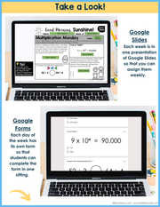 Math Morning Work 5th Grade {November} | Distance Learning | Google Apps