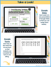 Math Morning Work 2nd Grade {November} | Distance Learning | Google Apps