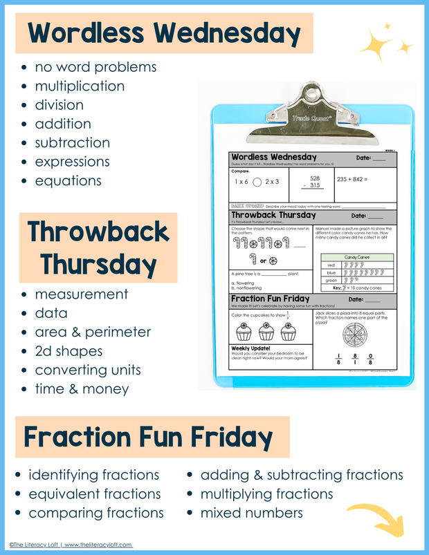 Math Morning Work 3rd Grade {December} I Distance Learning I Google Apps