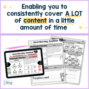 ELA Morning Work 1st Grade Bundle | Printable | Google Apps