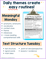 ELA Morning Work 4th Grade (Bundle) | Printable | Google Apps