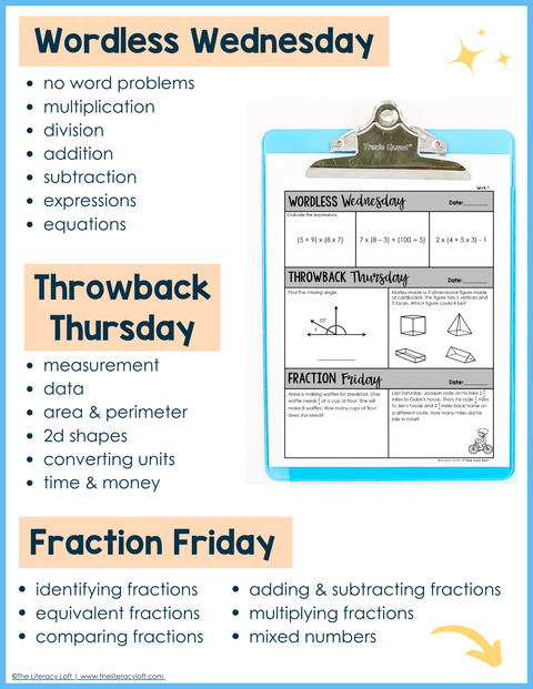 Math Daily Review 6th Grade {August} | Distance Learning | Google Apps